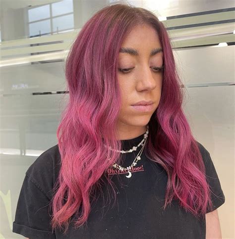 Pulp Riot Pink Pink Hair Wavy Hair Hair Color
