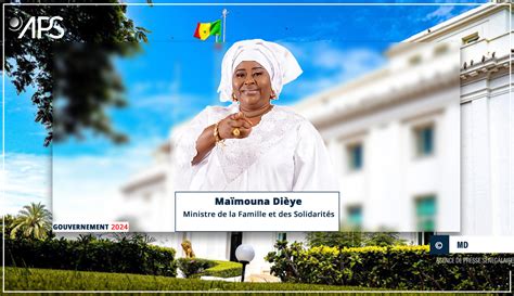 SENEGAL GOUVERNEMENT PROFIL Maïmouna Dièye une actrice du