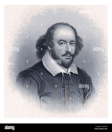 Portrait of William Shakespeare Stock Photo - Alamy