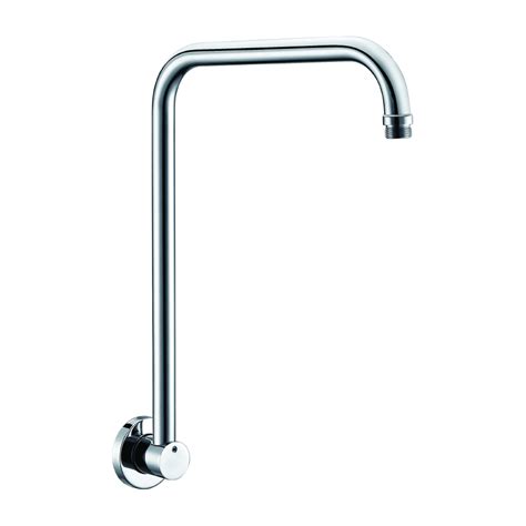 CAE Wall Mounted Extended Height Round Shower Arm Chrome Platinum