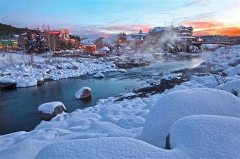 Pagosa Springs complex during Colorado winter. | Pagosa springs ...