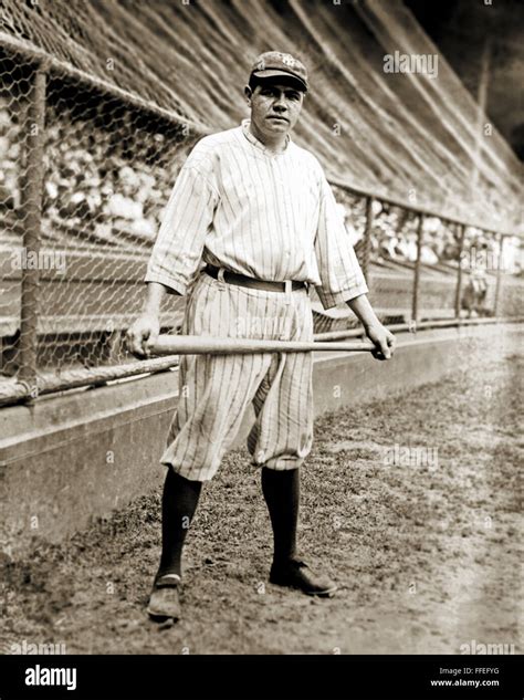 George Herman Babe Ruth Of The New York Yankees Photograph From The