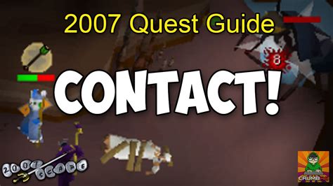 Runescape 2007 Contact Quest Guide Youtube