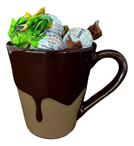 Kit Caneca Calda C 6 Trufas Sortidas Chocolate Cacau Show