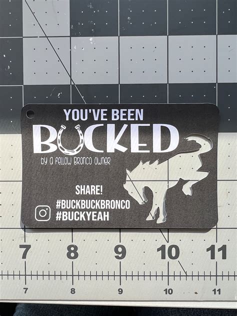 Buck Buck Bronco Youve Been Bucked Bucking Tags To Match Etsy