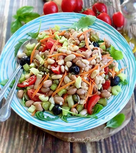 Insalata Di Fagioli Fresca Gustosa E Velocissima