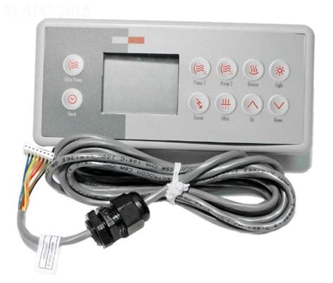 Gecko Hot Tub Top Side Tsc K Ge Keypad With Overlay Pump Bdltsc K Pool And Hot Tub Parts