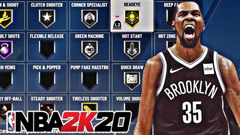 Nba K Best Badge Setup For My Kevin Durant Shot Creator Build Nba