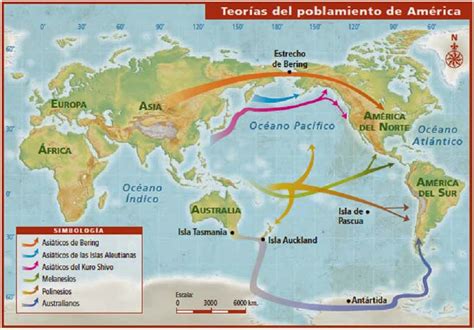 Teorias Del Poblamiento De America Mapa Conceptual Lauze Images