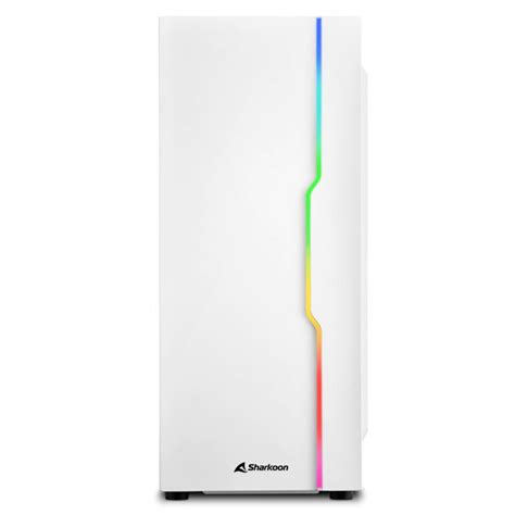 Sharkoon Slider Rgb Blanco Caja Torre Coolmod