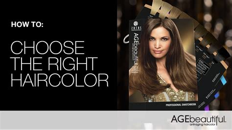 How To Choose The Right Hair Color Shade Agebeautiful Youtube