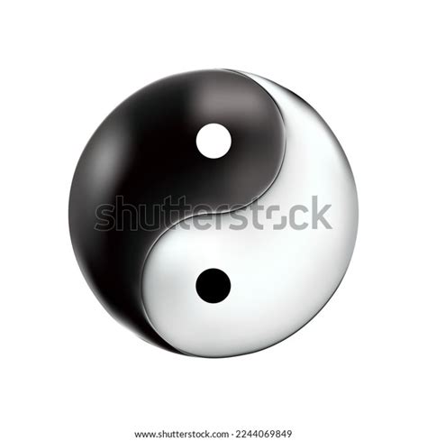 Yin Yang Vector Symbol 3d Realistic Stock Vector (Royalty Free ...