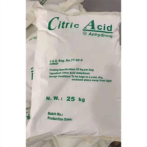 CITRIC ACID USP GRADE HIGHCHEM TRADING Your Chemical