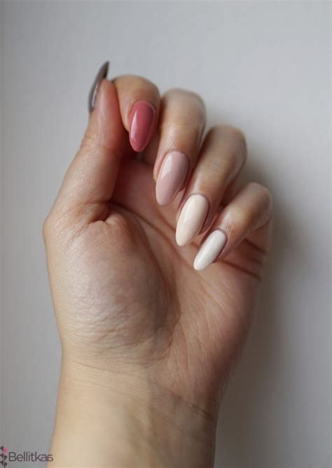 Semilac w odcieniach nude 5 kolorów w jednym manicure Bellitkaa Blog