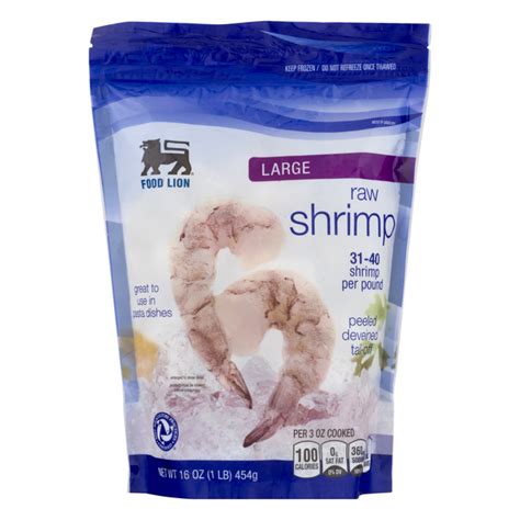 Save On Food Lion Shrimp Raw Large 31 40 Ct Per Lb Frozen Order Online Delivery Food Lion