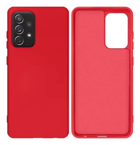 Capa Capinha Aveludada Compatível Galaxy A72 Silicone Cover Cor