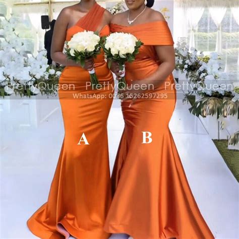 61 62us 22 Off Stunning Long Sheath Bridesmaid Dresses One Shoulder