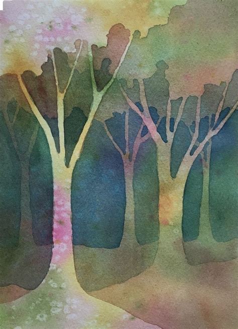 Pin By Connie Taul On Spring Watercolor Negative Painting Watercolor