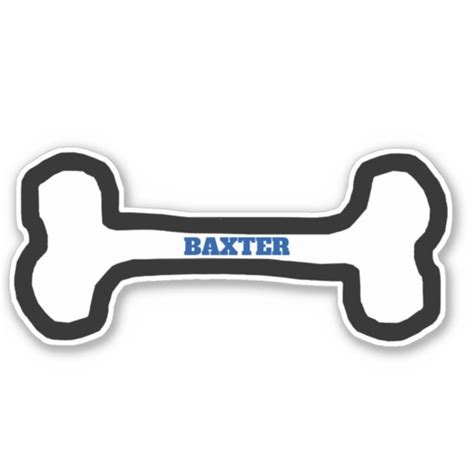 Dog Bone Stickers And Labels Zazzle Uk