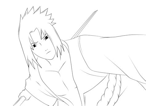 Lineart Sasuke Shippuden By MDesignInc On DeviantArt