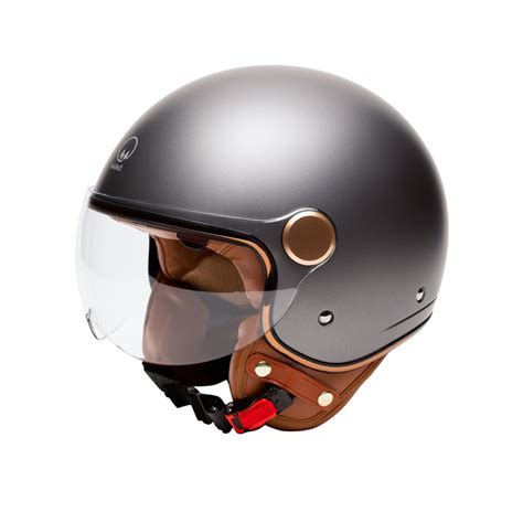 Casque Jet Vintage Grasse M Rk Titanium Mat Xl