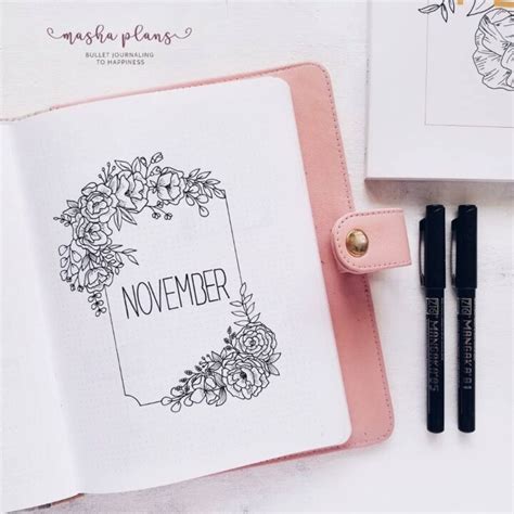 Flower Bullet Journal 15 Beautiful Floral Bujo Ideas For Your Spreads