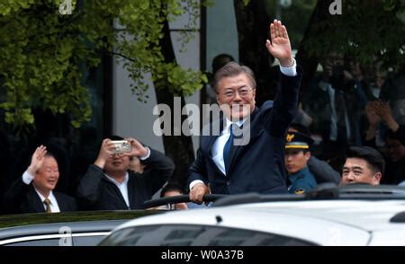 10 Maggio 2017 Seoul Corea Del Sud Il Nuovo Presidente Sudcoreano