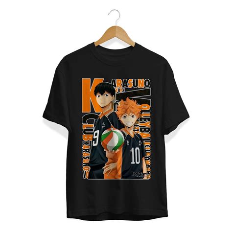 Jual BAJU KAOS DISTRO ANIME HAIKYU KAGEYAMA HINATA ANIME JAPAN