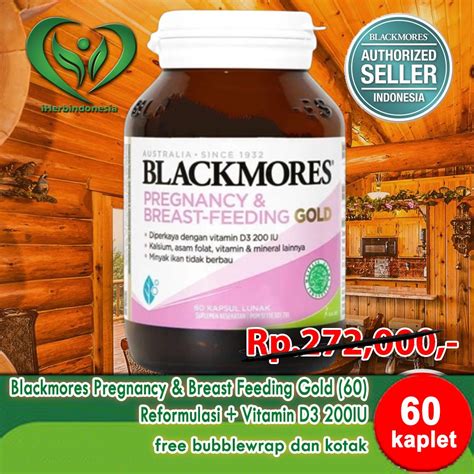 Jual Blackmores Pregnancy Breast Feeding Gold Reformulasi