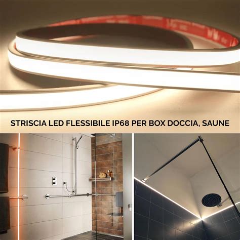 Striscia LED Tenuta Stagna IP68 Linear COB Flessibile Neon Flex