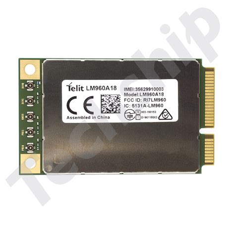Telit LM960A18 LTE CAT-18 mPCIe - 11045 - LM960AIW203T0W1000 - LTE CAT ...