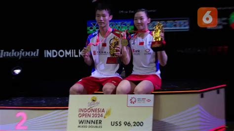 Hasil Lengkap Final Indonesia Open 2024 China Borong 4 Gelar 1 Lepas