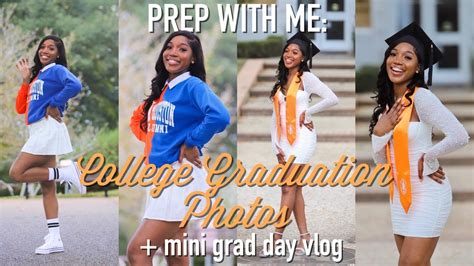 Prep With Me For My College Graduation Photos Lashes Wig Install