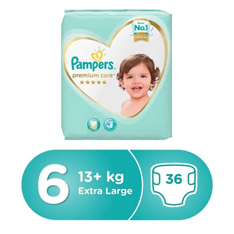 Pampers Premium Care Diapers Size 6 Extra Large 13 Kg Value Pack 36