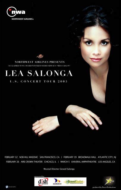 Oc Chronicle Lea Salonga In Concert Universal Amphitheatre March 5th