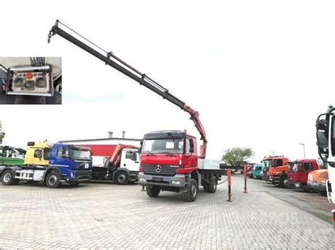 Mercedes Benz Actros 1831 AK 4x4 Pritsche Heckkran Funk 4xhyd 1999