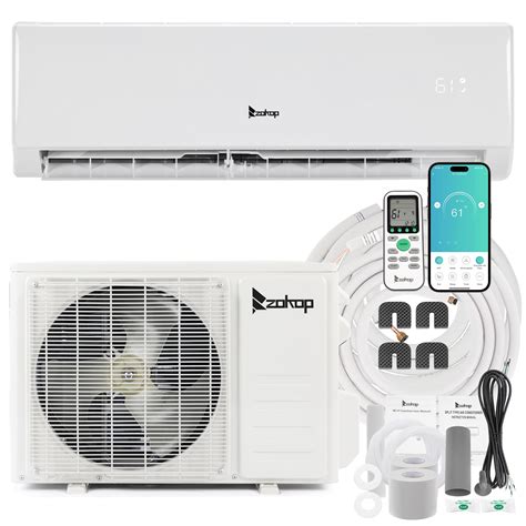 Ktaxon Smart AC 11000 BTU, 17 SEER, Ductless Mini Split Inverter with ...