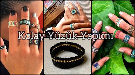 Peyote Y Z K Yap M Peyote Ring Making Easy Bead Ring Beading