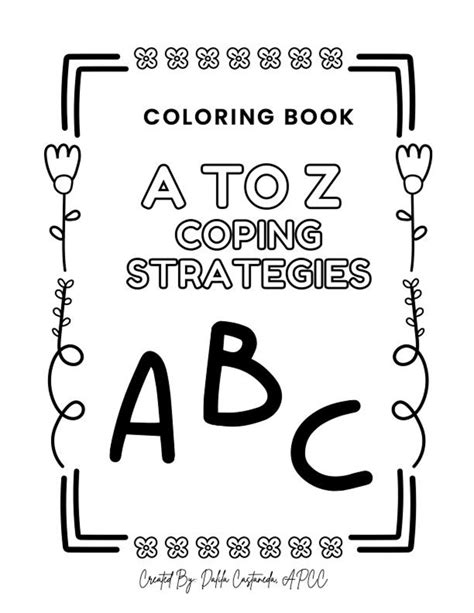 Coping Skills Coloring Pages Therapy Coloring Pages For Coping Skills