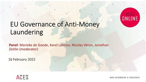 Eu Governance Of Anti Money Laundering Youtube