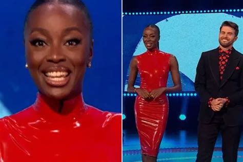 Big Brother Hosts Now Steamy Lingerie Shoots To Heated Presenter Bust Ups Daily Star