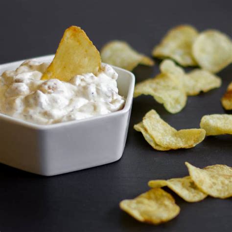 Homemade French Onion Chip Dip Recipe with Sweet Vidalia Onions