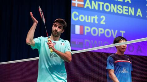 Badminton Gicquel Delrue En Finale Popov Et Lambert Tran Dans Le