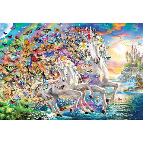 Puzzle Eurographics unicornio fantasía de 2000 Piezas kubekings