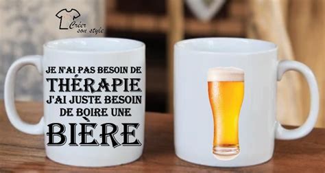 Mug Je N Ai Pas Besoin De Th Rapie J Ai Juste Besoin De Boire Une