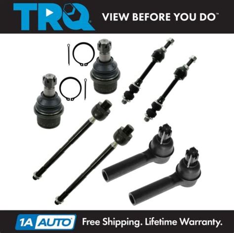 Trq Pc Kit Ball Joint Tie Rod End Sway Bar Link Lh Rh Set For Ram