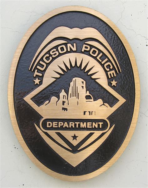 Tucson Police Department This Large Cast Badge Is Part Of Flickr