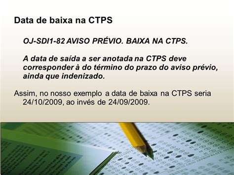 Anotação Ctps Aviso Previo Indenizado Exemplo Novo Exemplo