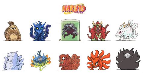 Naruto All Tailed Beasts Chibi