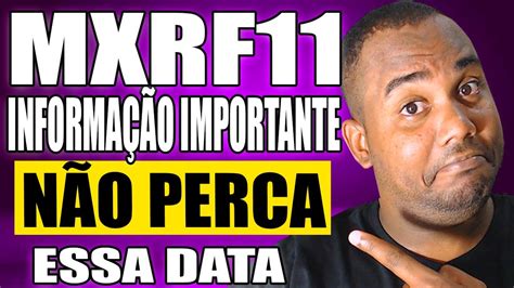 Urgente Mxrf Nova Subscri O Confirmada Veja Se Voc Pode Comprar